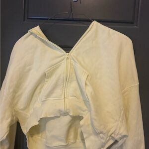 Daily Drills Off-White Women's Zip-Up Hoodie